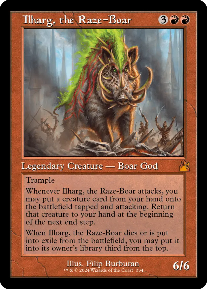 Ilharg, the Raze-Boar <retro> [RVR] (F)
