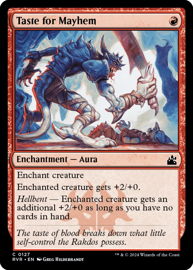 Taste for Mayhem [RVR] (F)