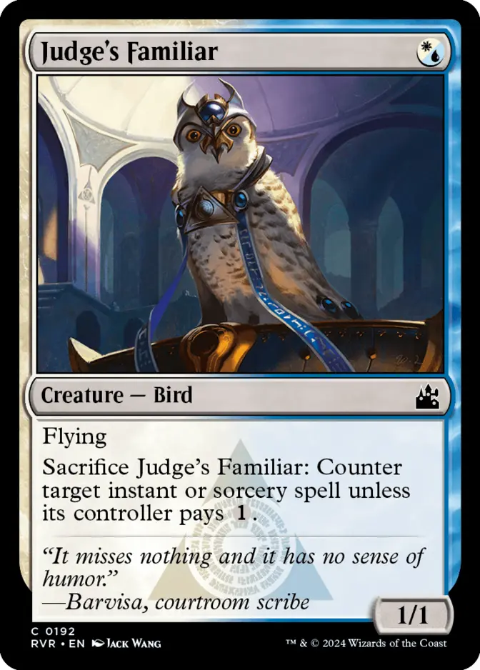 Judge's Familiar [RVR] (F)