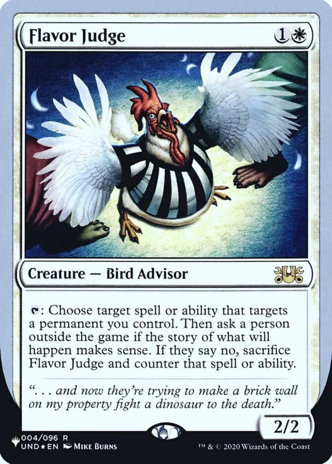 Flavor Judge [UPLIST] (F)