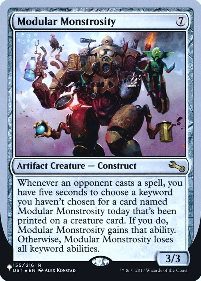 Modular Monstrosity [UPLIST] (F)