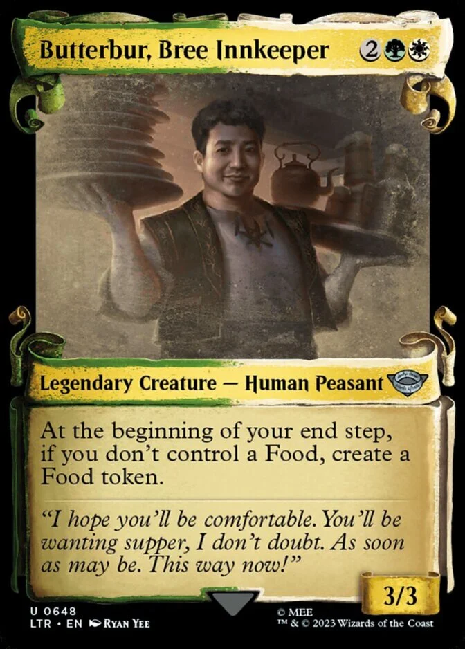 Butterbur, Bree Innkeeper <showcase - Scroll> [LTR] (F)