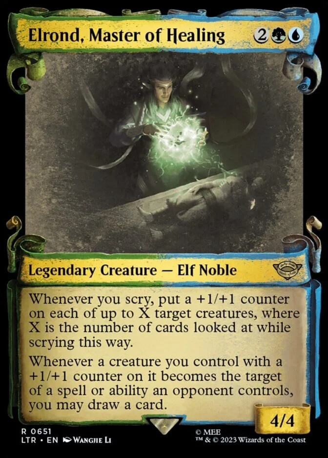Elrond, Master of Healing <showcase - Scroll> [LTR] (F)