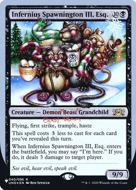 Infernius Spawnington III, Esq.