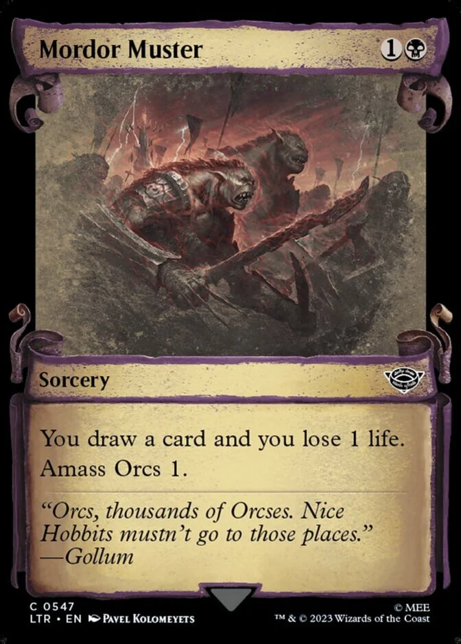 Mordor Muster <showcase - Scroll> [LTR]