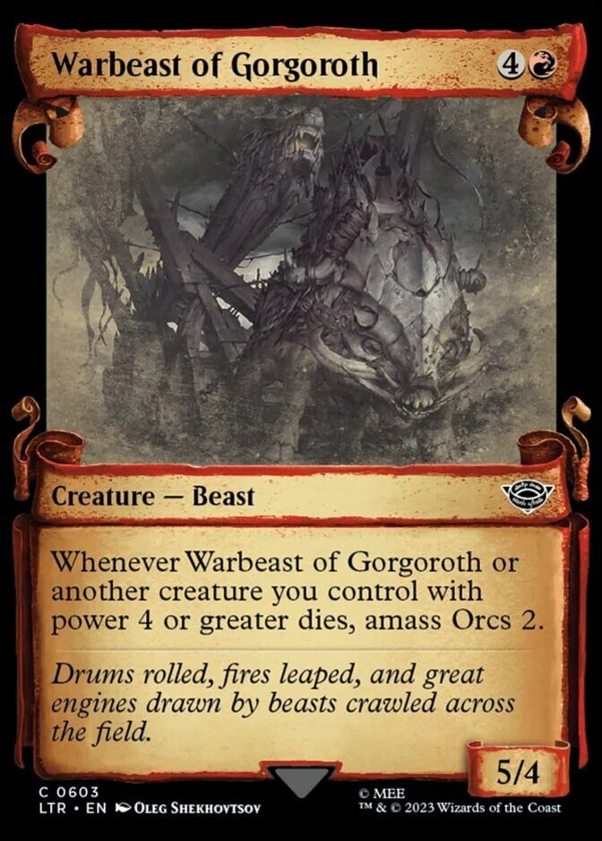 Warbeast of Gorgoroth <showcase - Scroll> [LTR]