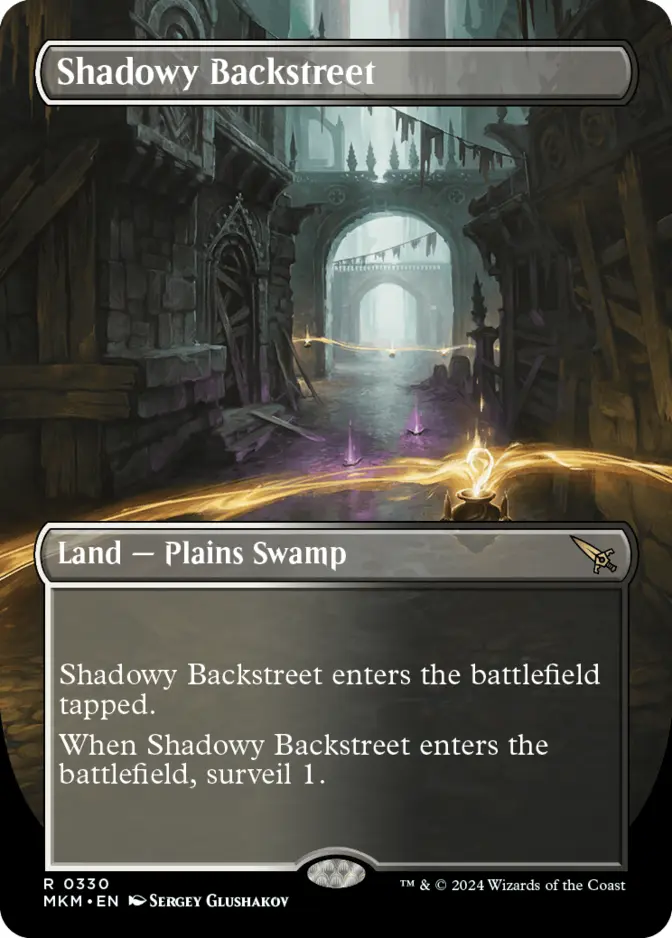 Shadowy Backstreet <borderless> [MKM]