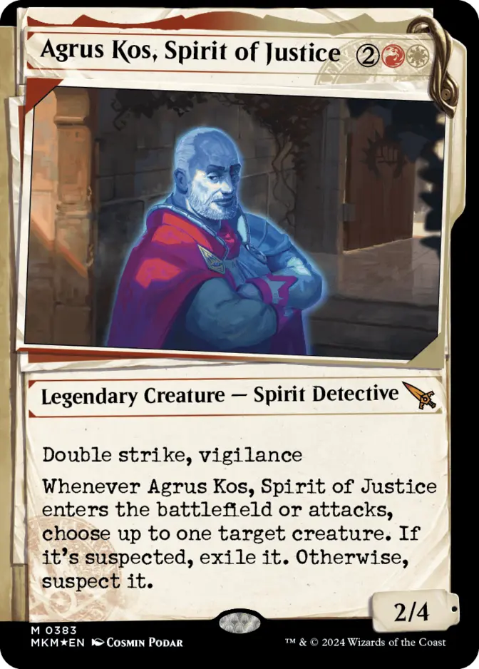 Agrus Kos, Spirit of Justice <invisible ink> [MKM] (F)