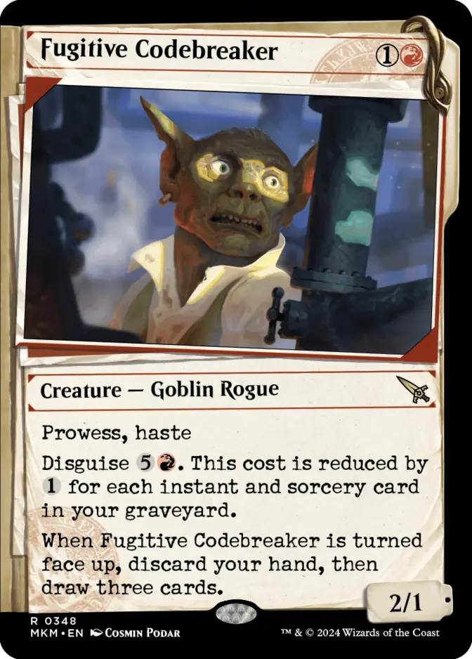 Fugitive Codebreaker <showcase Dossier> [MKM]