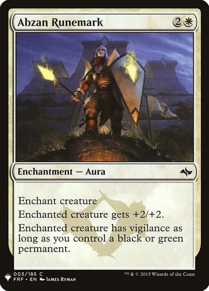 Abzan Runemark [PLIST]