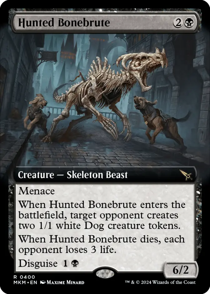 Hunted Bonebrute <extended> [MKM]