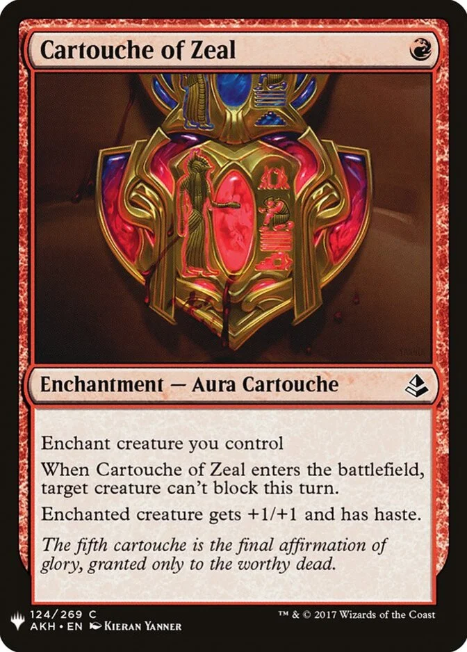 Cartouche of Zeal [PLIST]