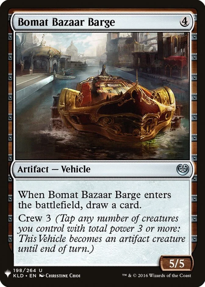 Bomat Bazaar Barge [PLIST]