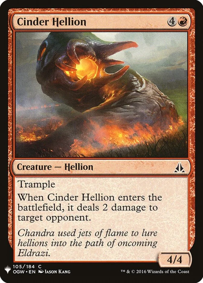 Cinder Hellion [PLIST]