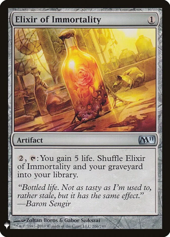 Elixir of Immortality [PLIST]