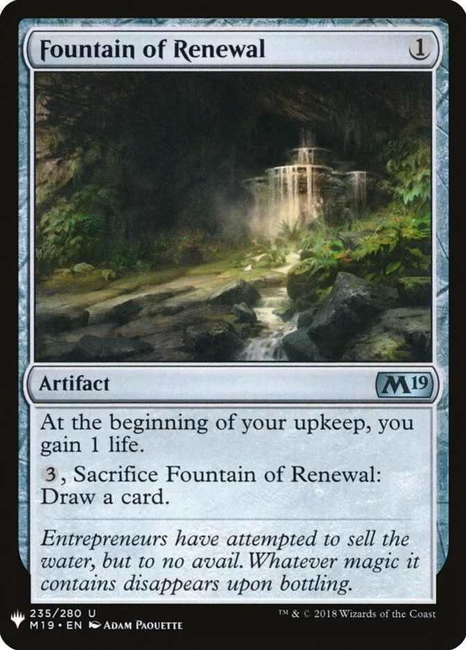 Fountain of Renewal [PLIST]