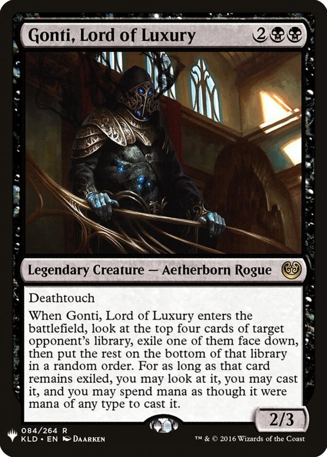 Gonti, Lord of Luxury [PLIST]