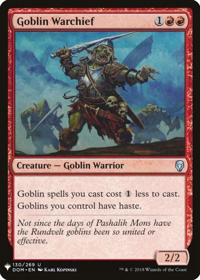 Goblin Warchief [PLIST]
