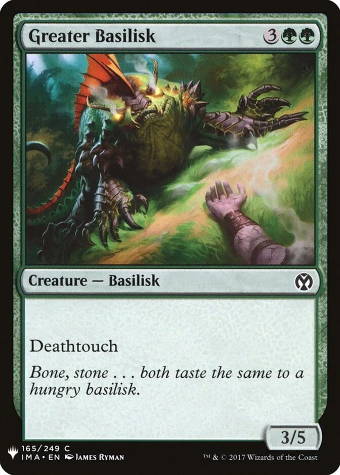 Greater Basilisk [PLIST]