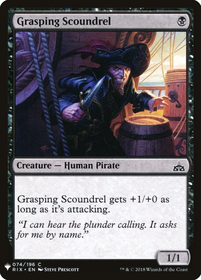 Grasping Scoundrel [PLIST]