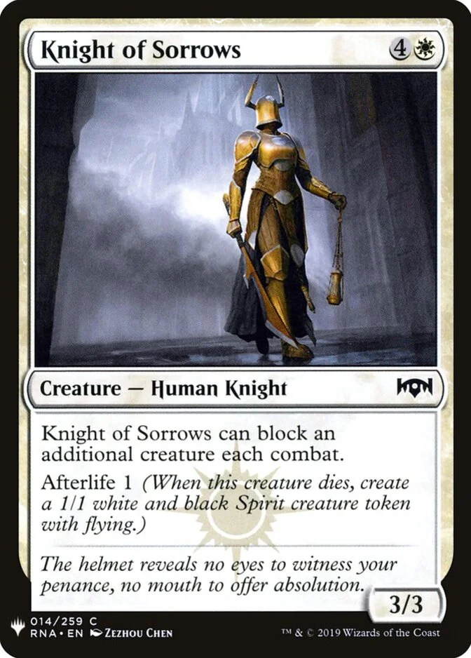 Knight of Sorrows [PLIST]