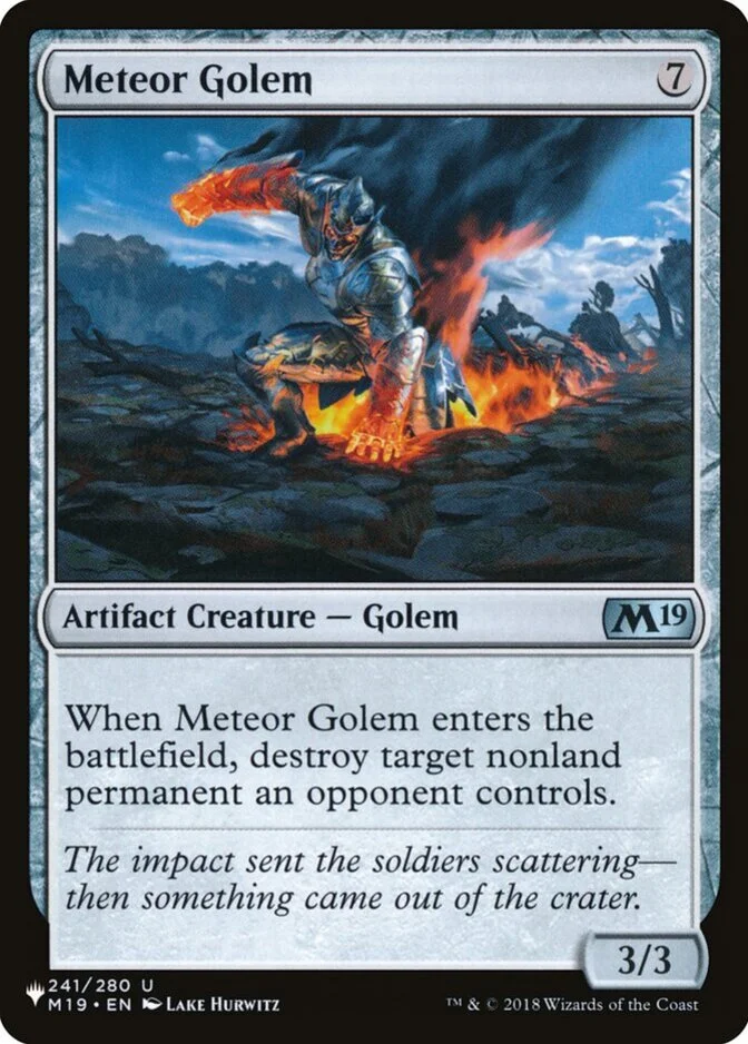 Meteor Golem [PLIST]