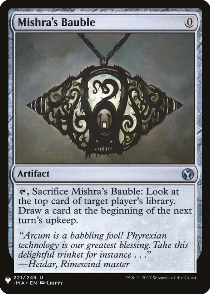 Mishra's Bauble [PLIST]