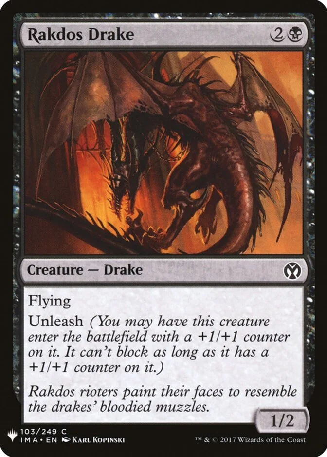 Rakdos Drake [PLIST]