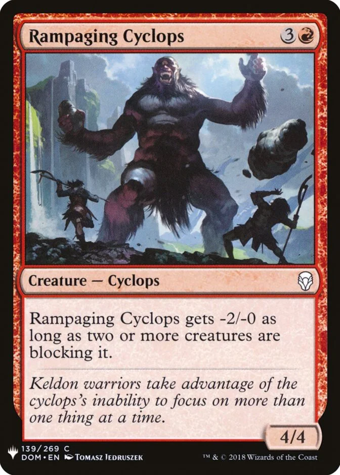 Rampaging Cyclops [PLIST]