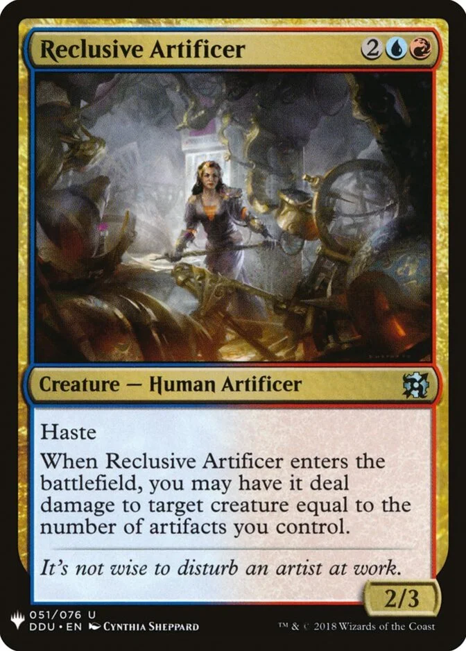 Reclusive Artificer [PLIST]