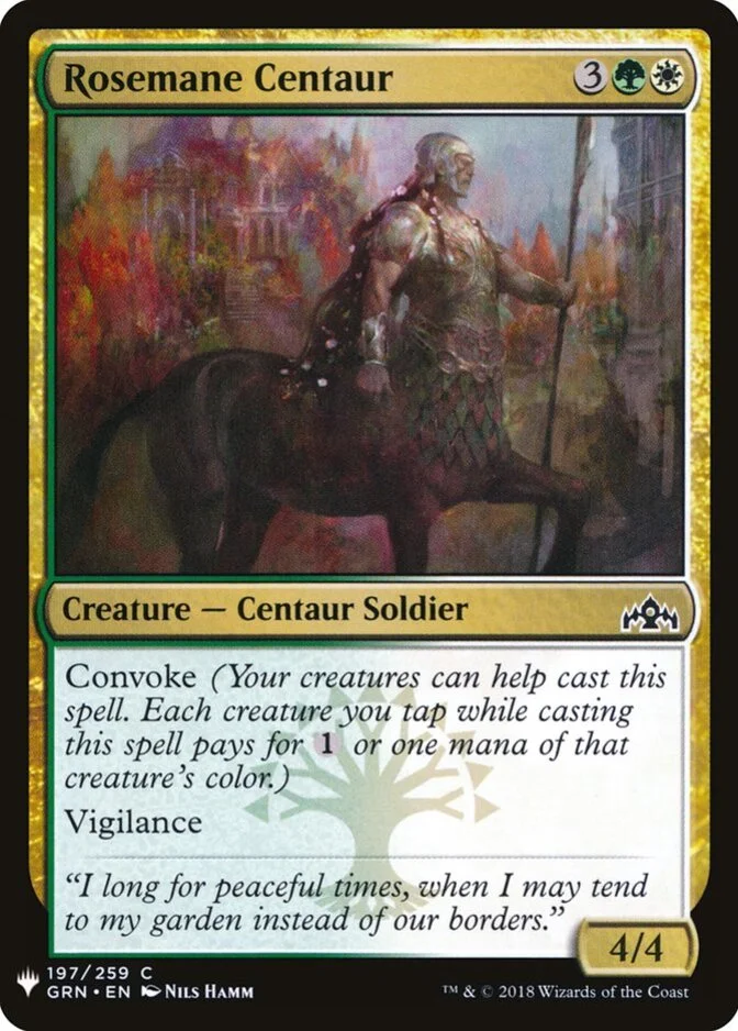 Rosemane Centaur [PLIST]