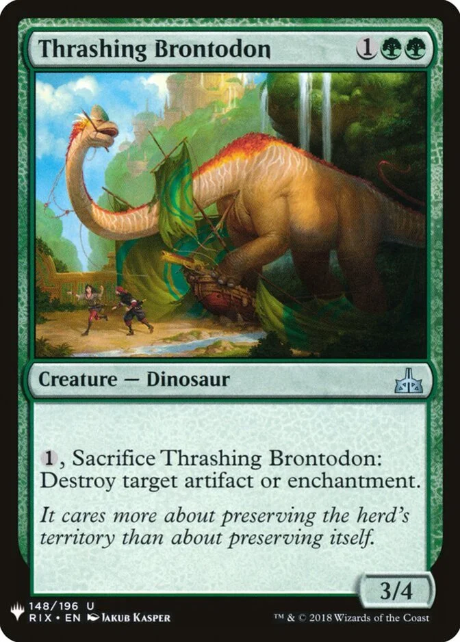 Thrashing Brontodon [PLIST]