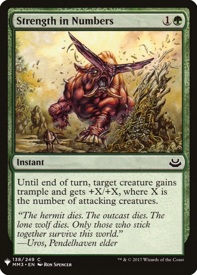 Strength in Numbers [PLIST]