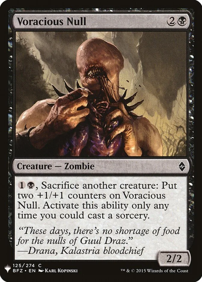 Voracious Null [PLIST]