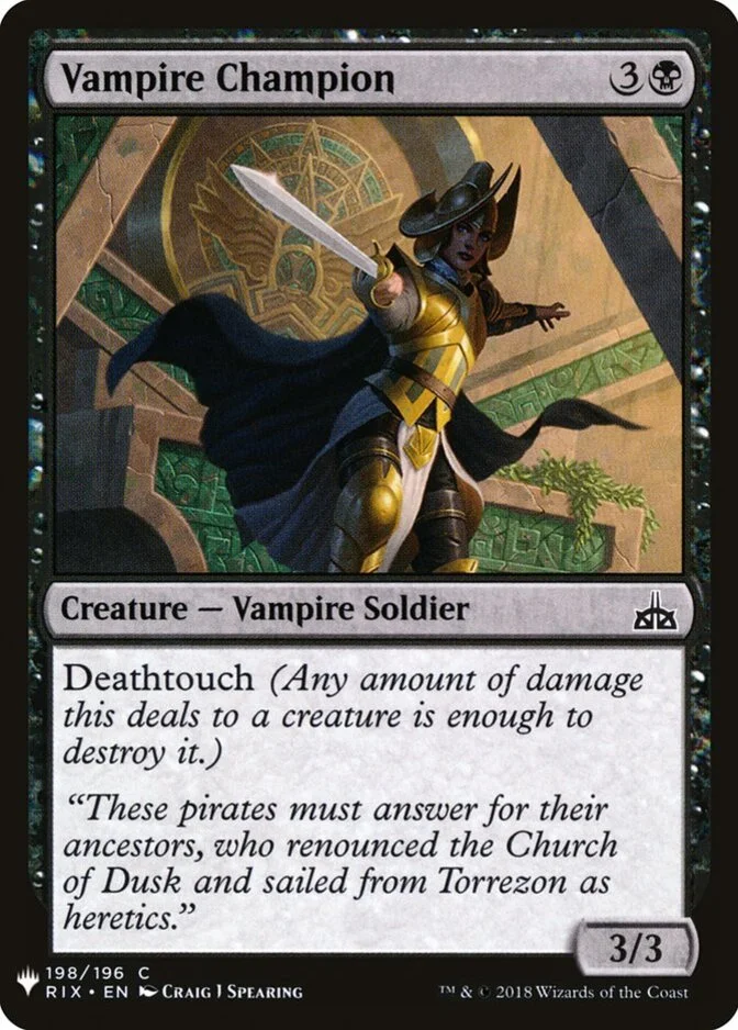 Vampire Champion [PLIST]