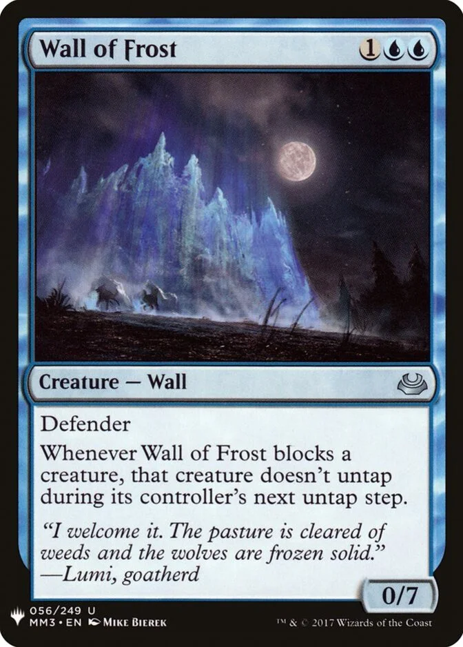 Wall of Frost [PLIST]