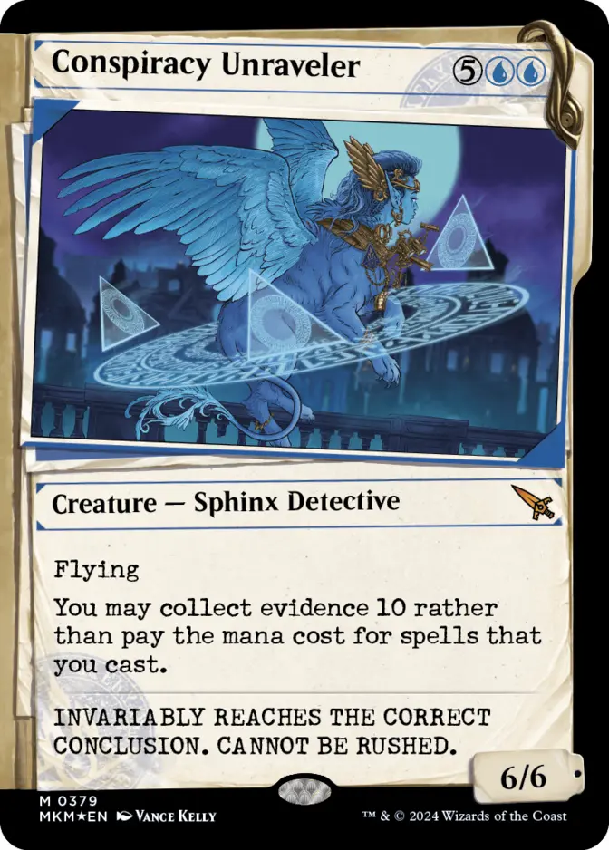 Conspiracy Unraveler <invisible ink> [MKM] (F)