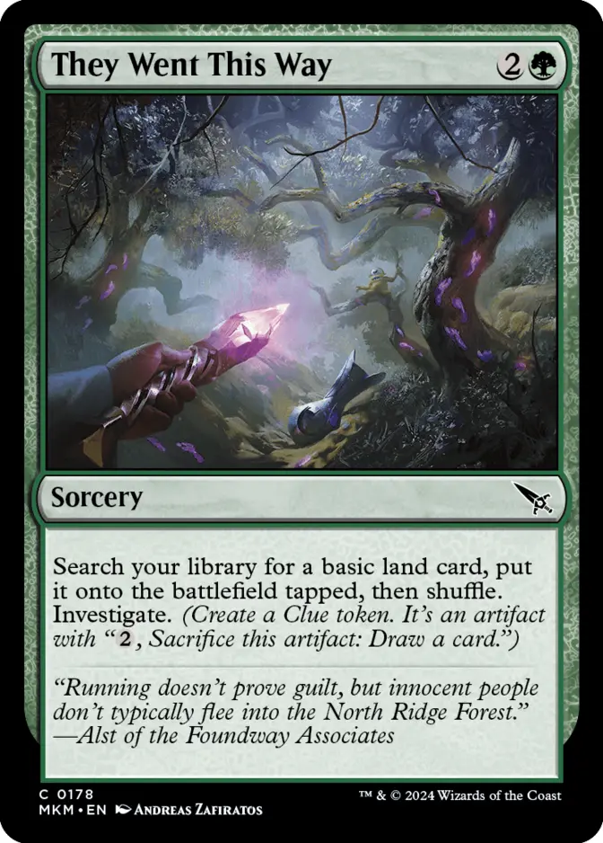 They Went This Way [MKM] (F)