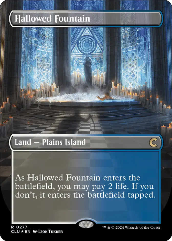 Hallowed Fountain <box topper> [CLU] (F)
