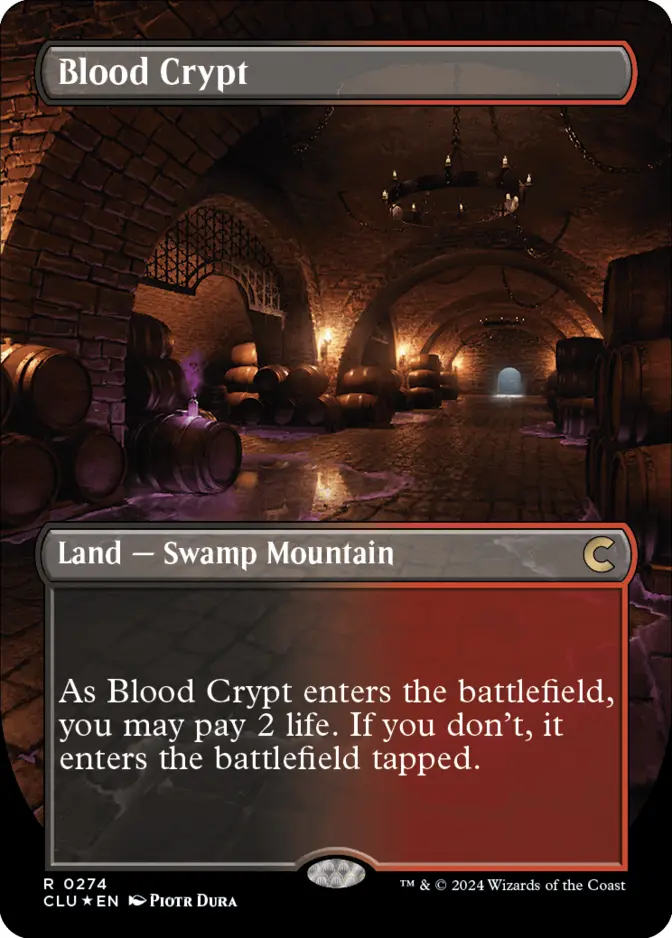 Blood Crypt <box topper> [CLU] (F)