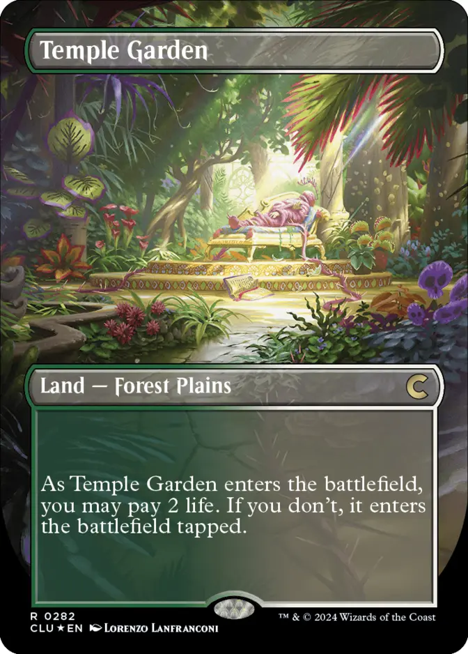 Temple Garden <box topper> [CLU] (F)