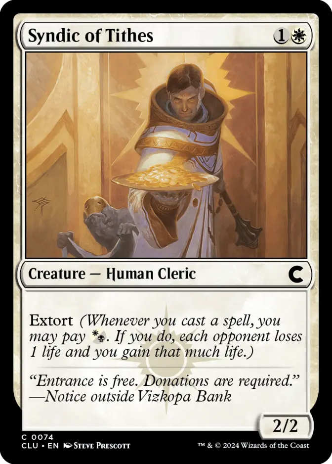 Syndic of Tithes [CLU]