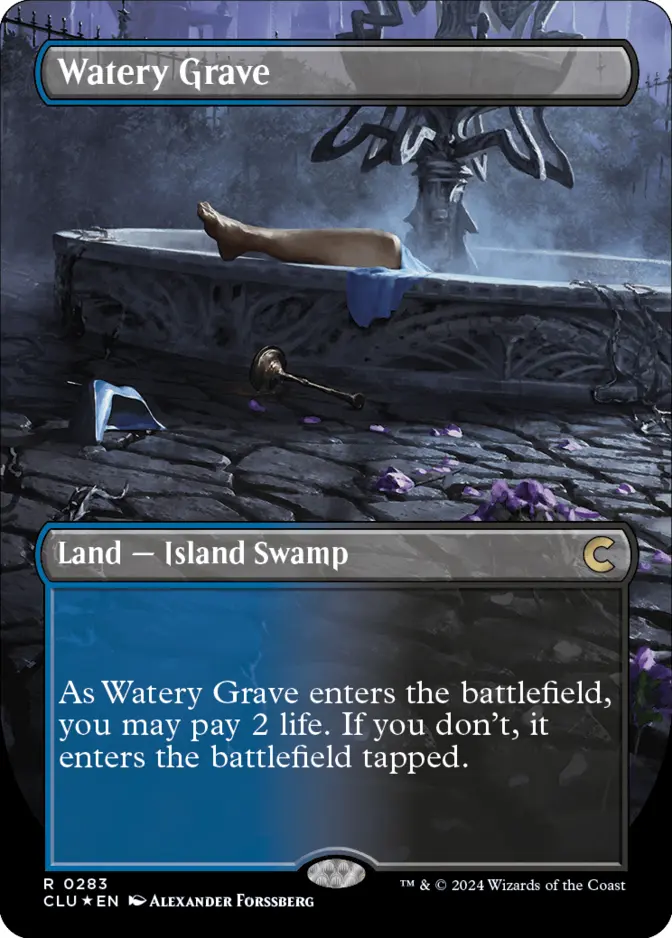 Watery Grave <box topper> [CLU] (F)