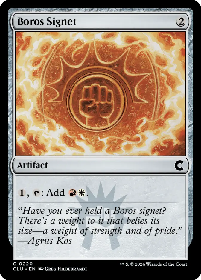 Boros Signet [CLU]