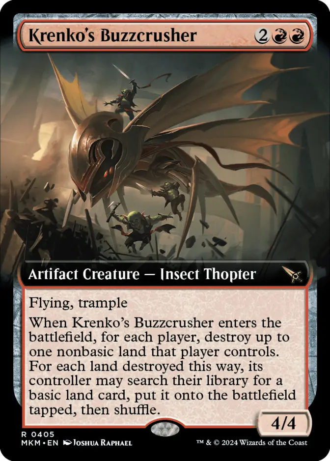 Krenko's Buzzcrusher <extended> [MKM]