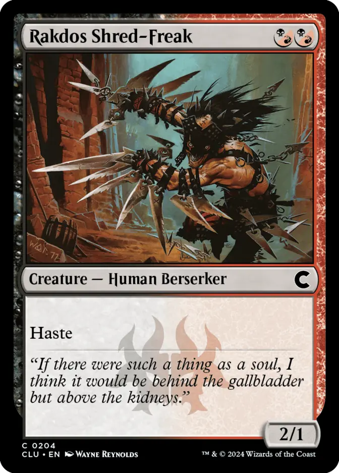 Rakdos Shred-Freak [CLU]
