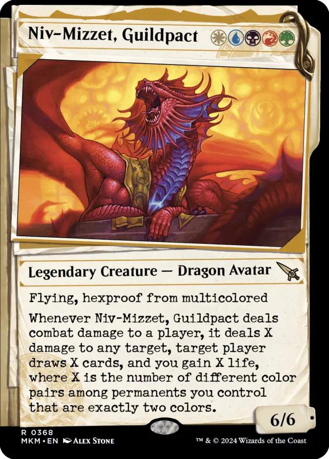 Niv-Mizzet, Guildpact <showcase Dossier> [MKM]