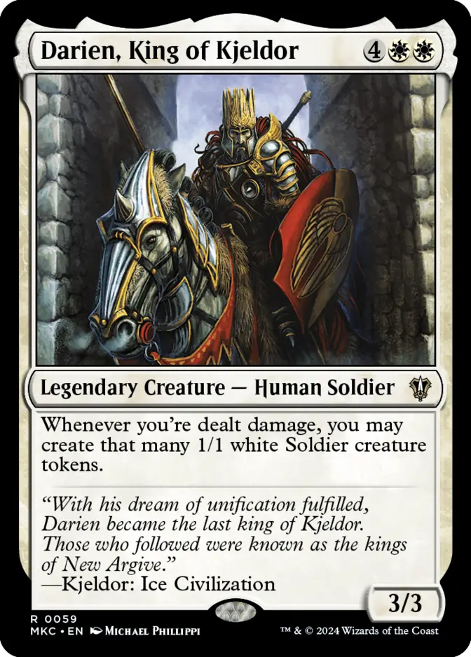 Darien, King of Kjeldor [MKC]