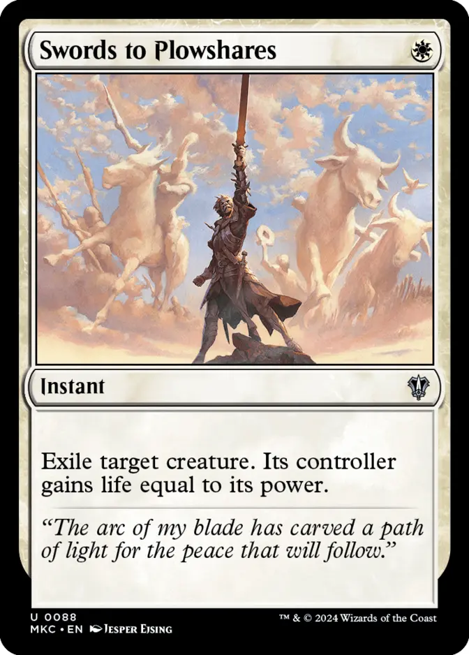 Swords to Plowshares [MKC]