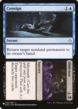 Consign // Oblivion